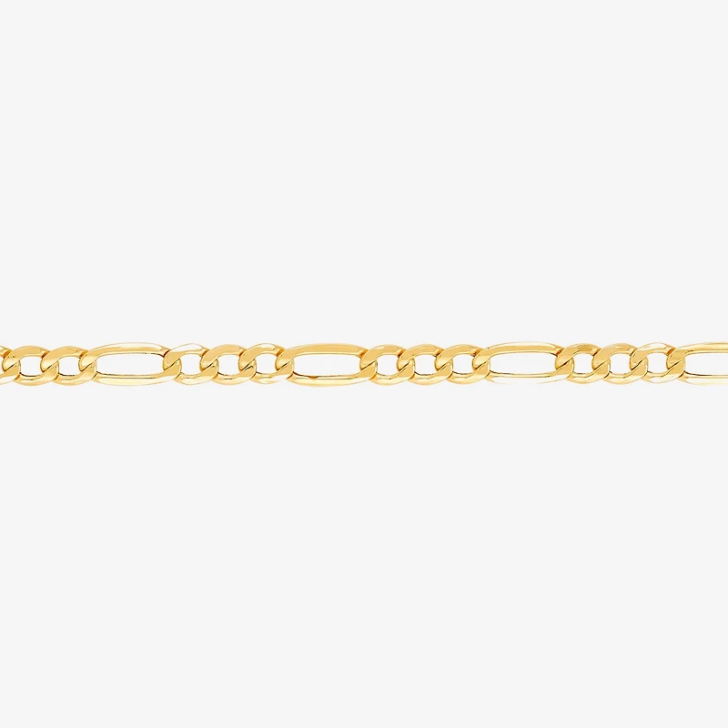 Made Italy Mens 10K Gold 22 Inch Link Necklace