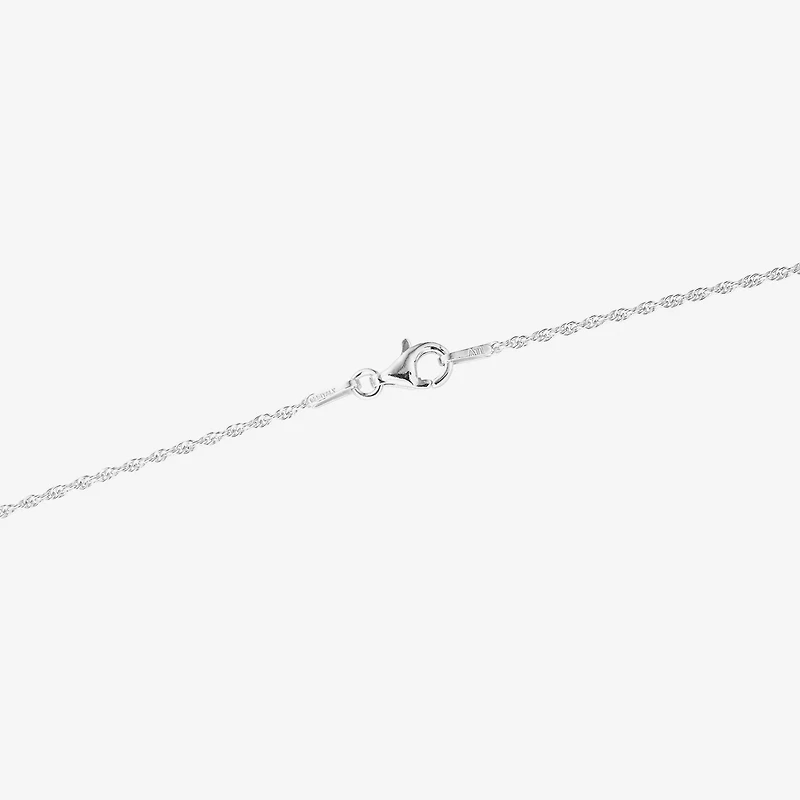 Womens Blue Turquoise Sterling Silver Cross 18 Inch Pendant Necklace