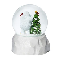Roman 5.75" Led Rudolph Dome Plays Music Christmas Tabletop Decor
