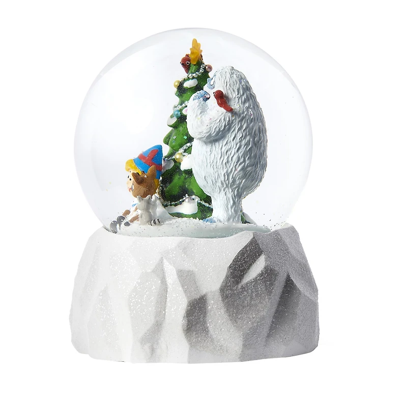 Roman 5.75" Led Rudolph Dome Plays Music Christmas Tabletop Decor