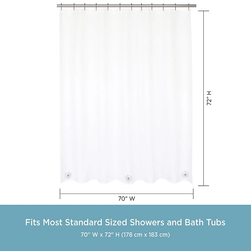 Kenney Lightweight Peva Shower Curtain Liner