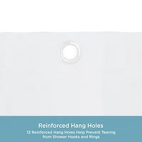 Kenney Lightweight Peva Shower Curtain Liner
