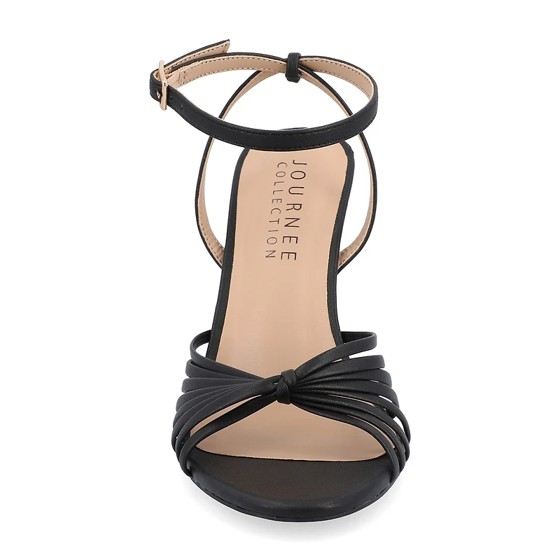 Journee Collection Vanita Womens Round Open Toe Stiletto Heel Pumps
