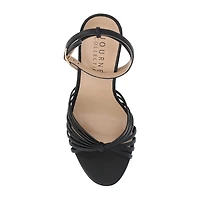 Journee Collection Vanita Womens Round Open Toe Stiletto Heel Pumps