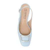 Journee Collection Everlee Womens Square Block Heel Pumps