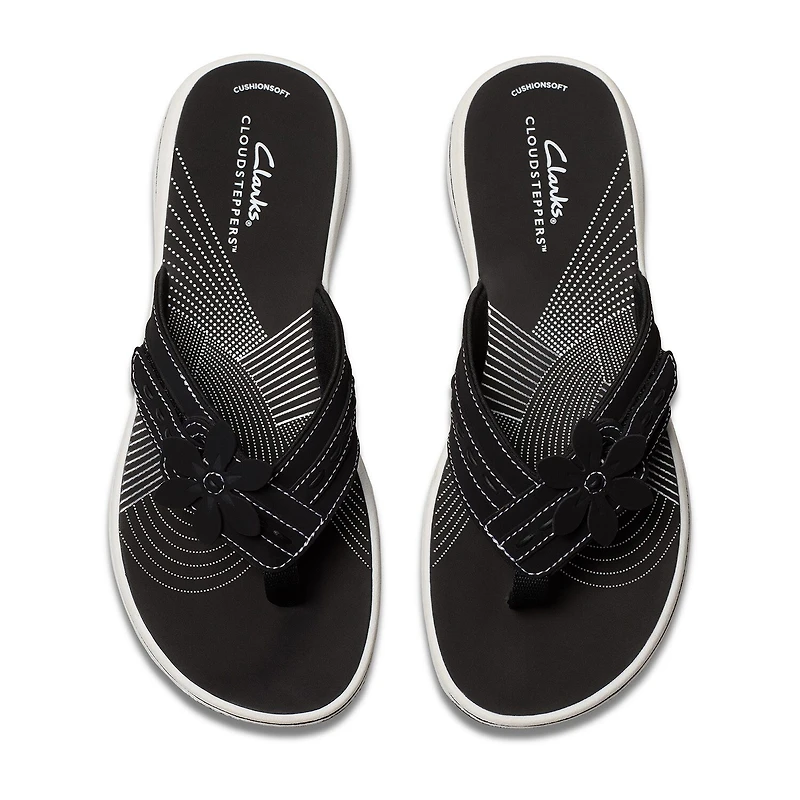 Clarks Cloudsteppers Womens Breeze Opal Flip-Flops