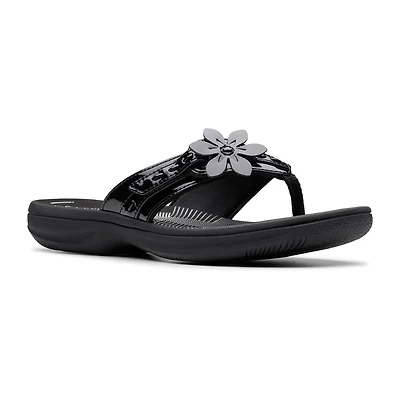 Clarks Cloudsteppers Womens Breeze Opal Flip-Flops