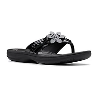Clarks Cloudsteppers Womens Breeze Opal Flip-Flops