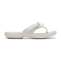 Clarks Cloudsteppers Womens Breeze Opal Flip-Flops