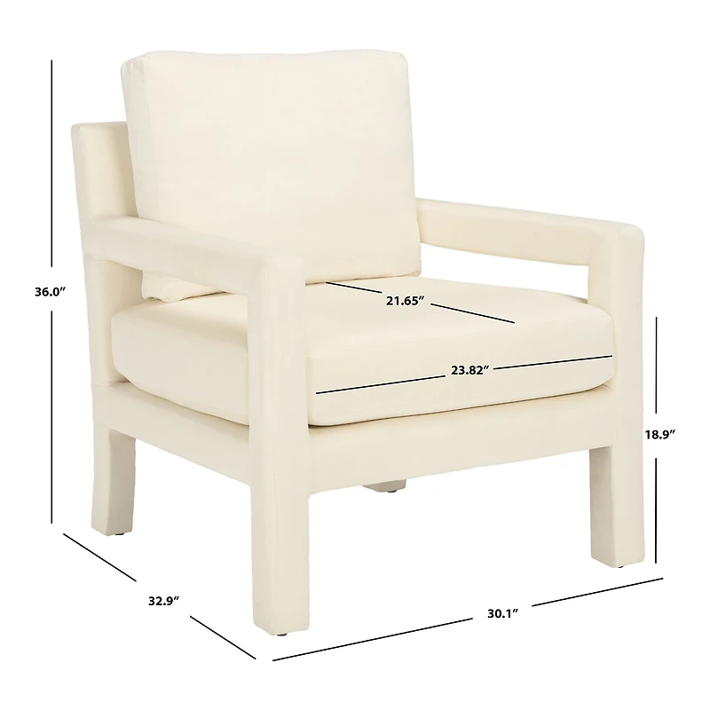 Safavieh Kye Upholstered Barrel Chair