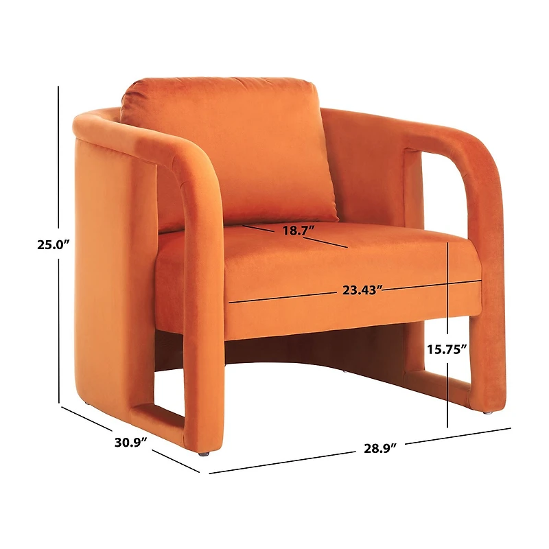 Safavieh Fifer Upholstered Barrel Chair