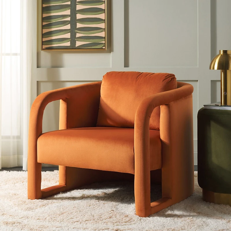 Safavieh Fifer Upholstered Barrel Chair