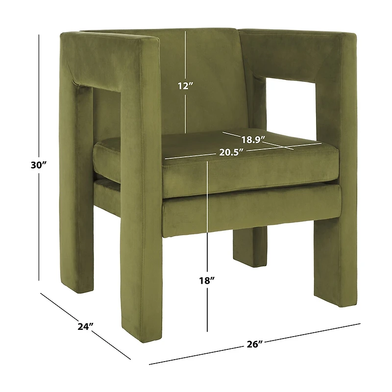Safavieh Vidar Upholstered Barrel Chair