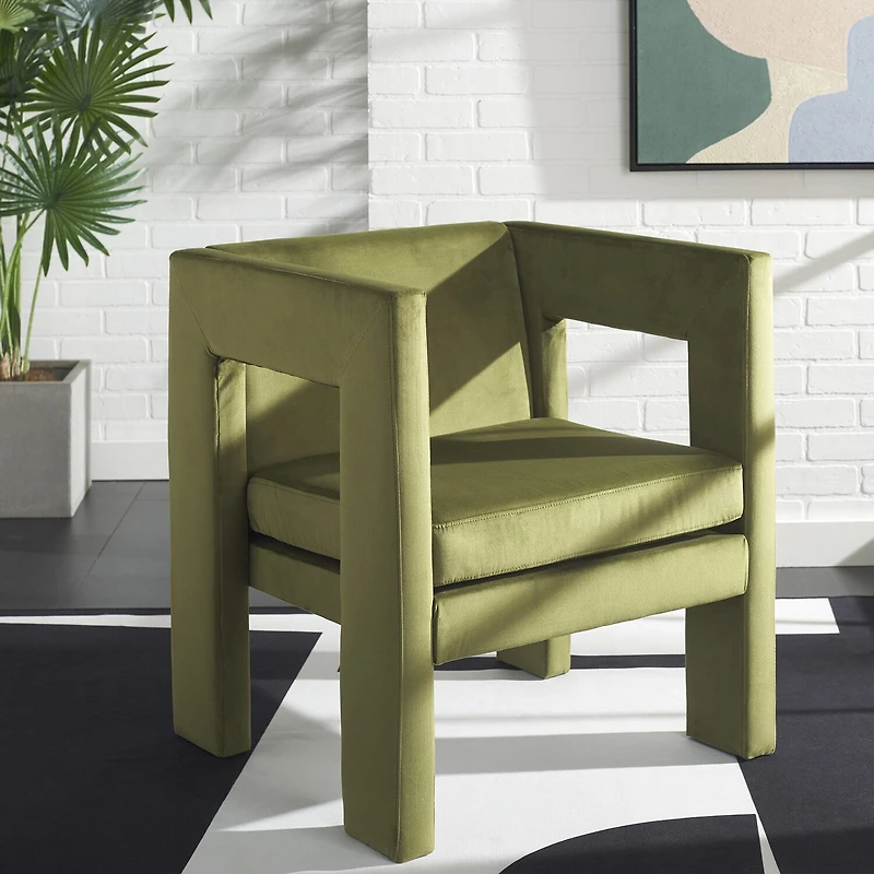 Safavieh Vidar Upholstered Barrel Chair