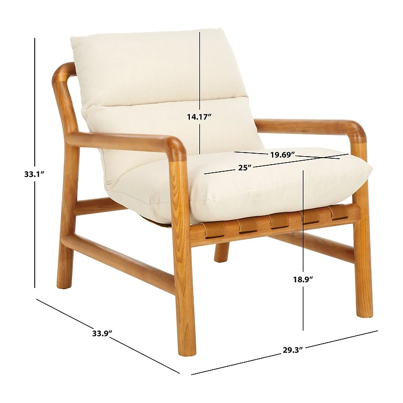Safavieh Claxon Upholstered Sling Chair
