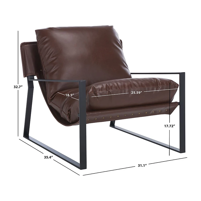 Safavieh Popham Upholstered Sling Chair