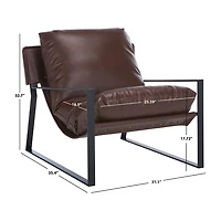 Safavieh Popham Upholstered Sling Chair