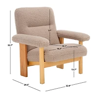 Safavieh Attwell Upholstered Barrel Chair