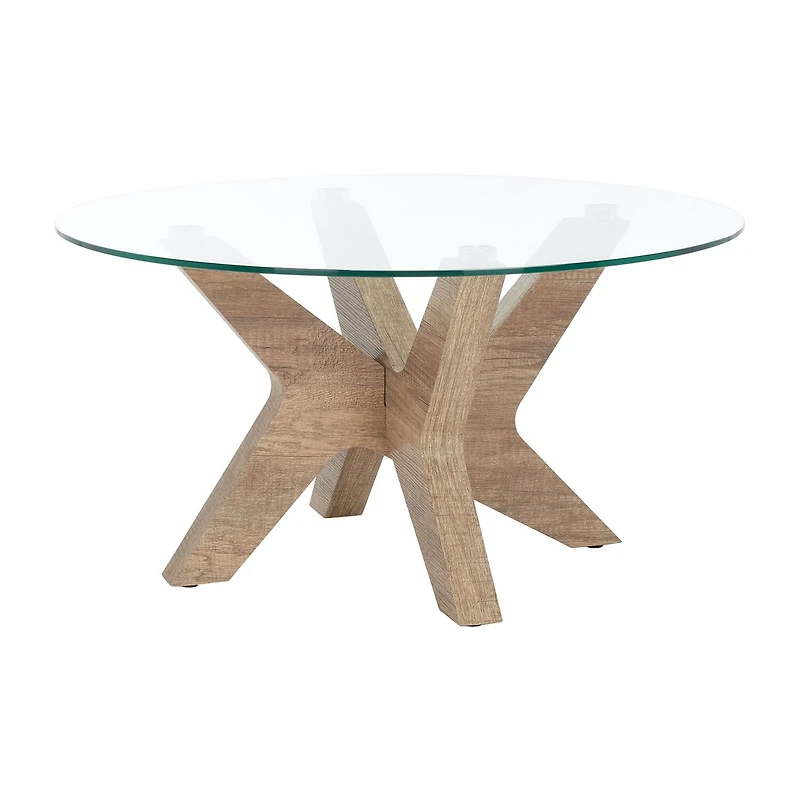 Safavieh Kaera Glass Top Coffee Table