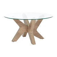 Safavieh Kaera Glass Top Coffee Table
