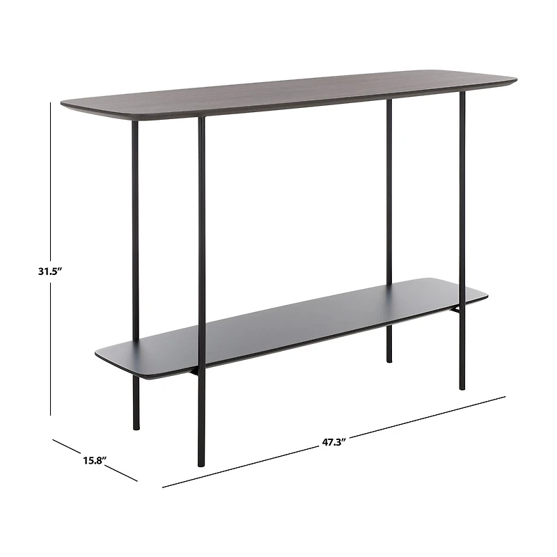 Safavieh Kayleigh Storage Metal Console Table