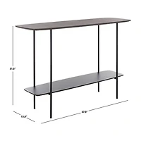 Safavieh Kayleigh Storage Metal Console Table