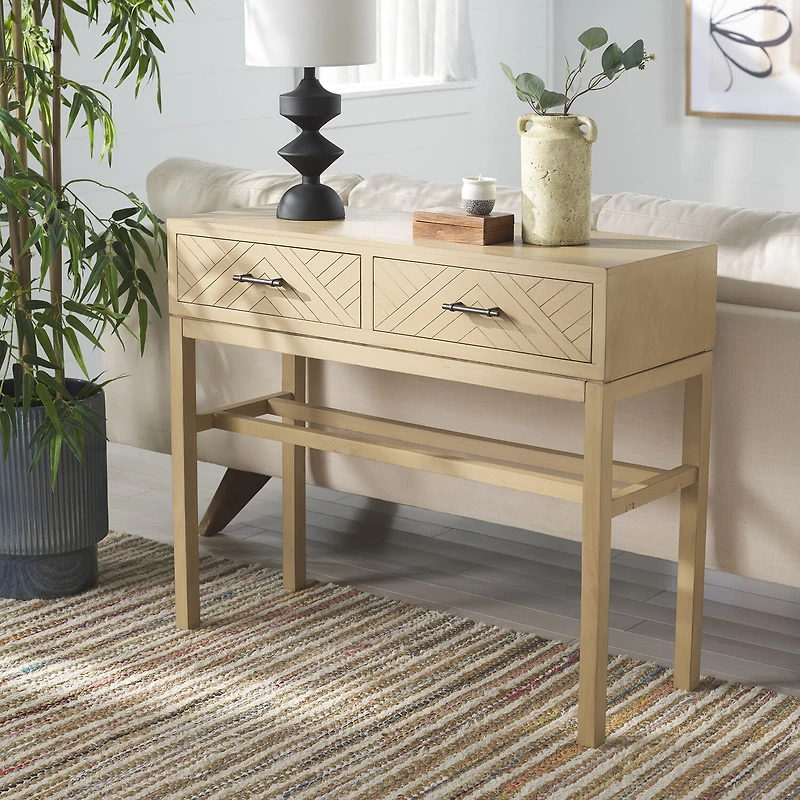 Safavieh Ajana Storage 2-Drawer Console Table