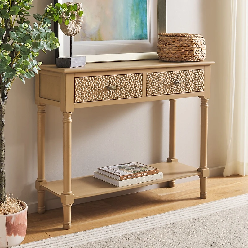 Safavieh Halton Storage 2-Drawer Console Table