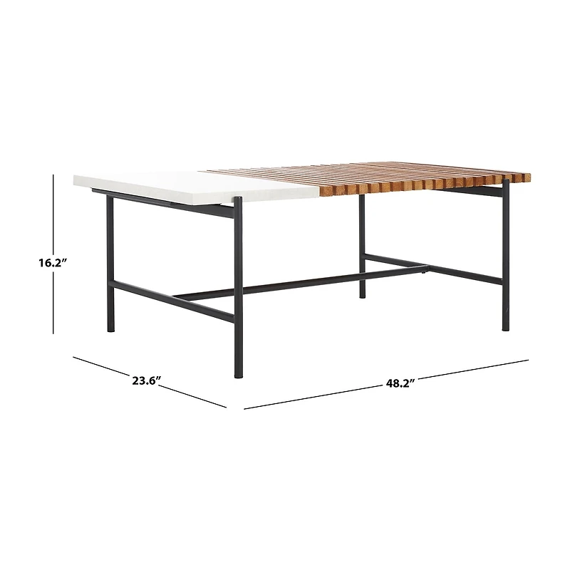 Safavieh Dallas Metal Coffee Table
