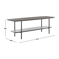 Safavieh Kayleigh Storage Metal Coffee Table