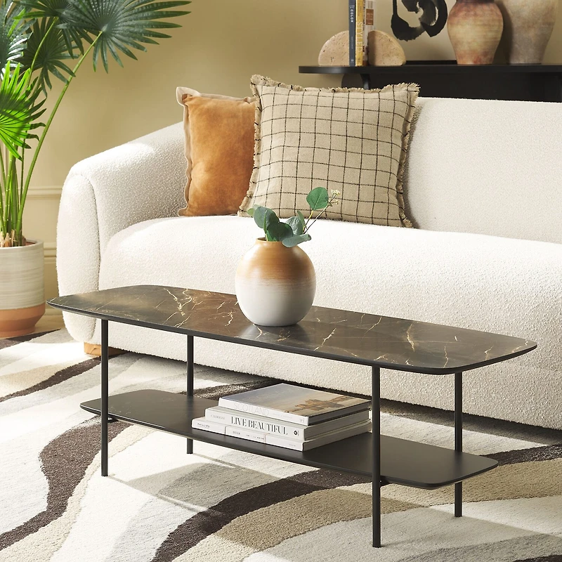 Safavieh Kayleigh Storage Metal Coffee Table