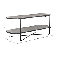 Safavieh Marlee Storage Metal Coffee Table