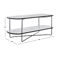 Safavieh Marlee Storage Metal Coffee Table