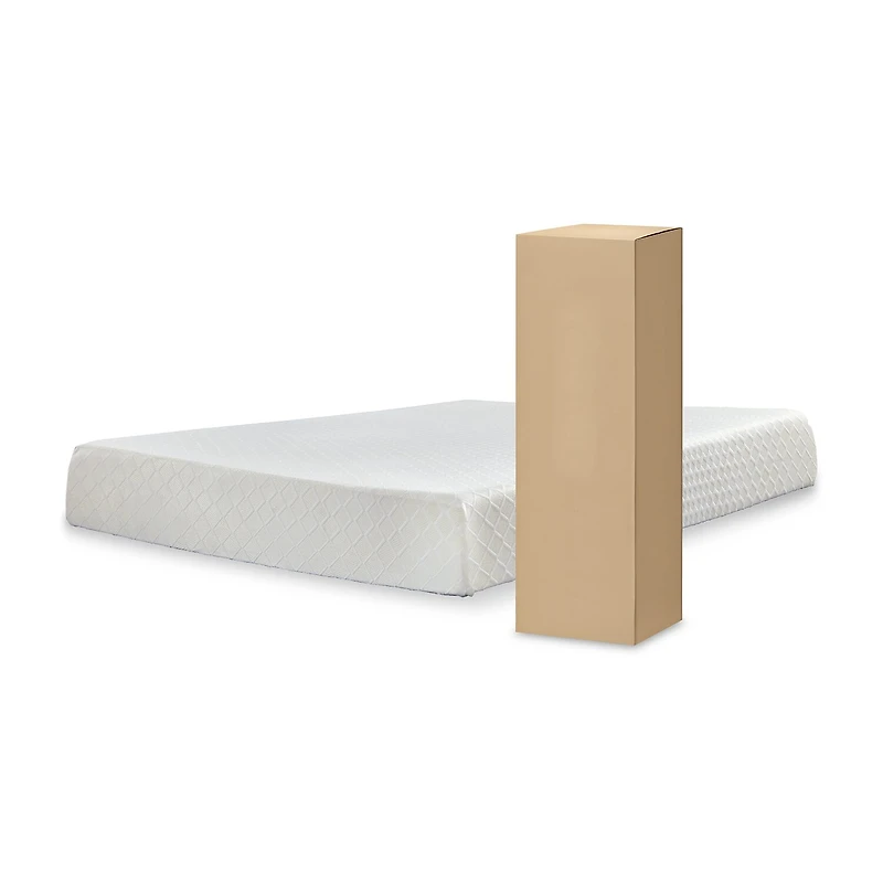 Signature Design by Ashley Chime 10" Firm Memory Foam - Mattress a Box