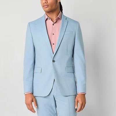 J. Ferrar Mens Regular Fit Big and Tall Suit Jacket