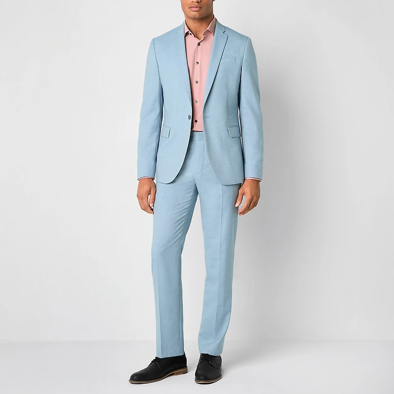 J. Ferrar Mens Regular Fit Big and Tall Suit Jacket