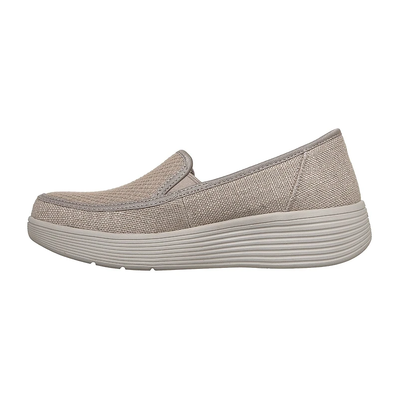 Skechers Arch Fit Laguna Womens Almond Closed Toe Slip-On Shoe