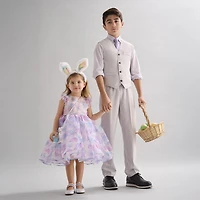 Blueberi Boulevard Toddler Girls Sleeveless A-Line Dress