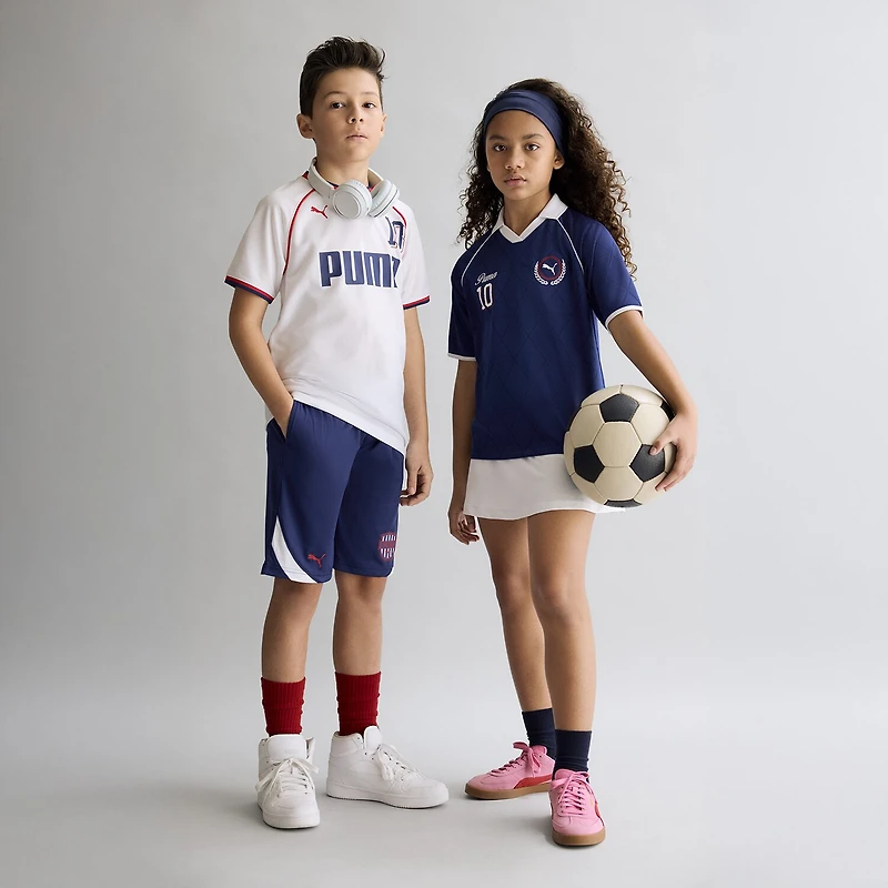 PUMA Big Kid Boys Crew Neck Short Sleeve Jersey