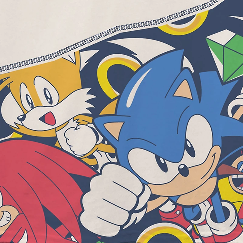 Toddler Boys Short Sleeve Regular Fit Sonic the Hedgehog Graphic T-Shirt