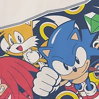 Toddler Boys Short Sleeve Regular Fit Sonic the Hedgehog Graphic T-Shirt
