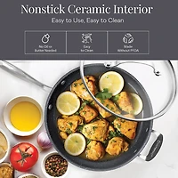 Granitestone 14 Inch Non-Stick 2-pc. Frying Pan