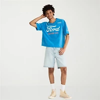 AEROPOSTALE Loose Fit Mens 9" Denim Short