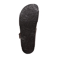 PLAKTON® Bombay Womens Adjustable Strap Footbed Sandals