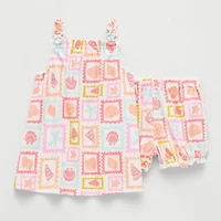 Okie Dokie Baby Girls 2-pc. Dress Set
