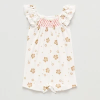 Okie Dokie Baby Girls Short Sleeve Romper