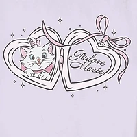 Little & Big Kid Girls Crew Neck Short Sleeve Regular Fit The Aristocats Graphic T-Shirt
