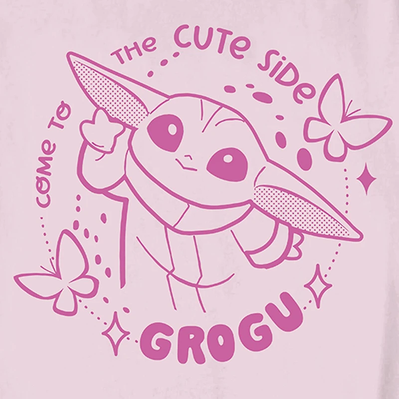 Little & Big Kid Girls Crew Neck Short Sleeve Regular Fit Star Wars Graphic T-Shirt