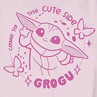 Little & Big Kid Girls Crew Neck Short Sleeve Regular Fit Star Wars Graphic T-Shirt