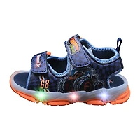 Hot Wheels Boys Adjustable Strap Footbed Sandals